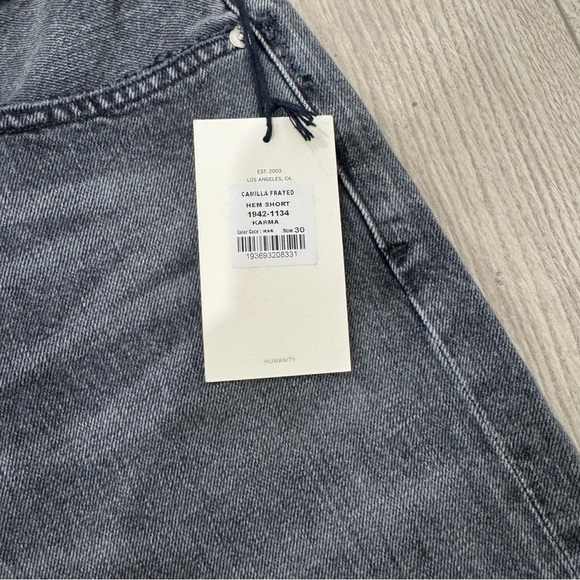 NWT Citizen of Humanity Camilla Frayed Shorts - Picture 4 of 5